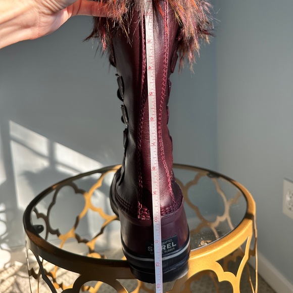 SOREL Joan of Arctic Boots Leather 8.5 Winter Excellent condition - Picture 15 of 16